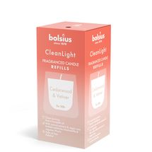 Bolsius Refill - for Clean Light - Cedarwood &amp; Vetiver - 2 Pieces