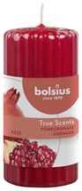 Bolsius Pillar Candle True Scents Pomegranate - 12 cm / ø 6 cm
