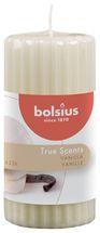 Bolsius Pillar Candle True Scents Vanilla - 12 cm / ø 6 cm