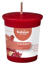 Bolsius Scented Candle / Refill - for candle holder - True Scents Pomegranate - 5 cm / ø 4.5 cm