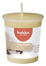 Bolsius Scented Candle / Refill - for candle holder - True Scents Vanilla - 5 cm / ø 4.5 cm