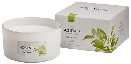 Bolsius Scented Candle in Glass Accents Multi Wick Spa Time - 8 cm / ø 14.5 cm