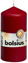 Bolsius Pillar Candle Cello Wine Red - 12 cm / ø 6 cm