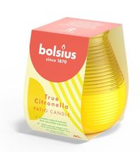 Bolsius Outdoor Candle / Patiolight - True Citronella - Yellow - 9.5 cm / ø 9 cm