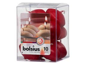 Bolsius Floating Candles Wine Red - Pack of 10