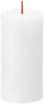 
Bolsius Pillar Candle Rustic Cloudy White - 10 cm / ø 5 cm