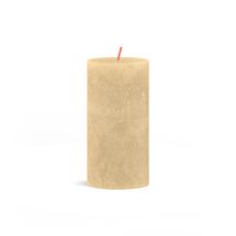 
Bolsius Pillar Candle Rustic Oat Beige - 10 cm / ø 5 cm