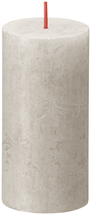 
Bolsius Pillar Candle Rustic Sandy Grey - 10 cm / ø 5 cm