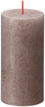 
Bolsius Pillar Candle Rustic Taupe - 10 cm / ø 5 cm