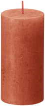 Bolsius Pillar Candle Rustic Earthly Orange - 10 cm / ø 5 cm