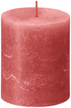 Bolsius Pillar Candle Rustic Blossom Pink - 8 cm / ø 7 cm