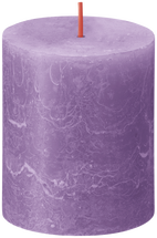 
Bolsius Pillar Candle Rustic Vibrant Violet - 8 cm / ø 7 cm