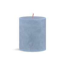 Bolsius Pillar Candle Rustic Sky Blue - 8 cm / 7 cm
