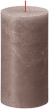 
Bolsius Pillar Candle Rustic Taupe - 13 cm / ø 7 cm