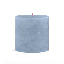 Bolsius Pillar Candle Rustic Sky Blue - 10 cm / ø 10 cm