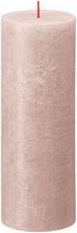 Bolsius Pillar Candle Rustic Misty Pink - 19 cm / ø 7 cm