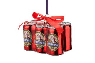 Christmas Tree Decoration Sixpack Beer Cans