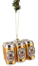 Nordic Light Christmas Bauble Six Pack Beer 9 cm