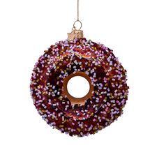 Vondels Christmas Tree Decoration Donut Brown