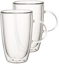 Villeroy &amp; Boch Double-Walled Glasses Artesano Hot &amp; Cold Beverages - 450 ml - 2 Pieces - With Handle