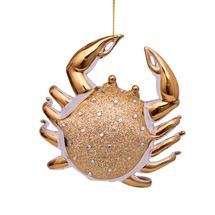 Vondels Christmas Tree Decoration Crab Gold