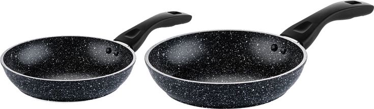 Westinghouse Frying Pan Set Black Marble ø 24 and 28 cm - Induction and all other heat sources