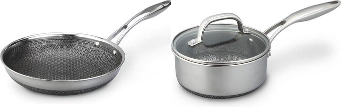 Westinghouse Pan Set Black Signature (Frying Pan + Saucepan) ø 20cm - Induction and all other heat sources