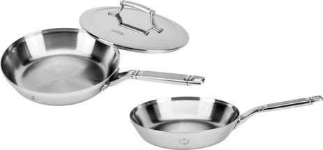 Saveur Selects Frying Pan Set Voyage Series ø 20 + 25 cm - Triply Stainless Steel - Induction and all other heat sources