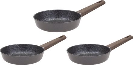 Resto Kitchenware Frying Pan Set Vela ø 24 + 26 + 28 cm - Induction frying pans
