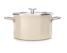 KitchenAid Cooking Pot Steel Core Enamel Almond White - ø  20 cm / 3.7 L