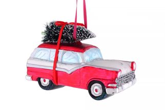 Christmas Tree Decoration Car with Christmas Tree