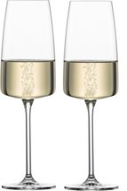 Schott Zwiesel Champagne Glasses Vivid Senses Light &amp; Fresh 380 ml - 2 Pieces