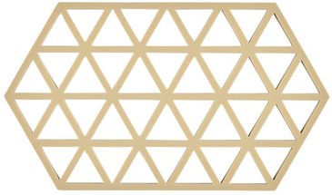Zone Denmark Trivet Triangles - Warm Sand 24 x 14 cm
