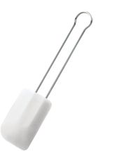 Rosle Silicone Spatula - Stainless Steel / Silicone - White - 32 cm - Wide