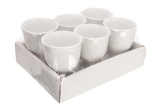 CasaLupo Egg Cups Cozy Porcelain 6-Piece