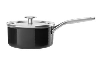 KitchenAid Saucepan Steel Core Enamel Onyx Black - ø  16 cm / 1.3 L