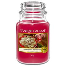 Yankee Candle Large Peppermint Pinwheels - 17 cm / ø 11 cm