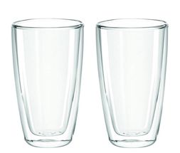 CasaLupo Double-walled Latte Macchiato glasses Enjoy 330 ml - Set of 2