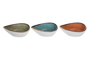 Cosy &amp; Trendy Dipping bowls - drop shape - Brisbane 12 x 7 cm - 3 Pieces