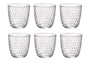 Bormioli Glasses Slot Transparent 290 ml - Set of 6