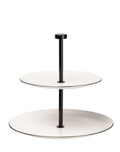ASA Selection Afternoon Tea Stand Ligne Noire White 