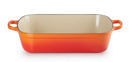 Le Creuset Cast Iron Roaster Orange-Red - 37 x 29 cm / 6.6 L