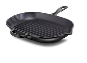 Le Creuset Griddle Pan Signature Satin Black - 40 x 32 cm - enamelled non-stick coating