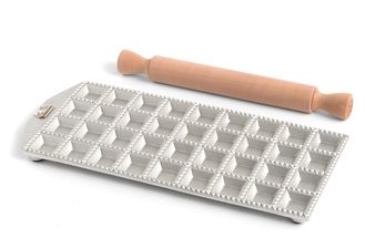 Marcato Ravioli Maker / Ravioli Mould with Rolling Pin - 36 Sections