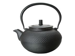 Cookinglife Teapot Sakura Tea Cast Iron Black 1.5 Liter