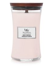 WoodWick Scented Candle Large Sheer Tuberose - 18 cm / ø 10 cm