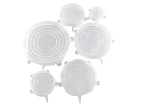 Silicone Cling Lid - Set of 6