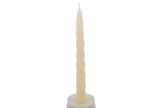 Cosy &amp; Trendy Twisted Candle White - Set of 4