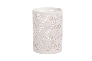 Cosy &amp; Trendy Candle Holder Flower White Porcelain
