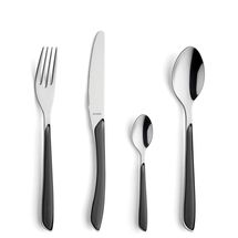 Amefa 24-Piece Cutlery Set Eclat Slate-grey